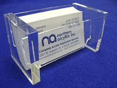 acrylic business card holder
