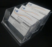 acrylic business card case