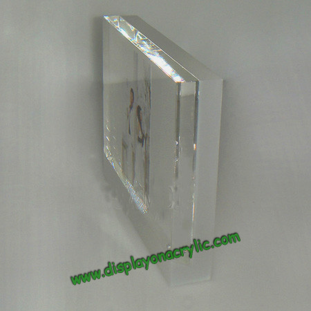 lucite photo holder pictre frames plexiglass photo blocks