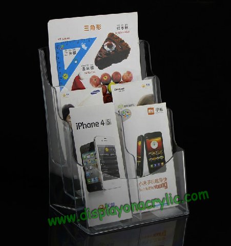 Acrylic Display Countertop Literature Holder Business Card Holder